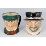 TWO ROYAL DOULTON CHARACTER JUGS