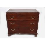 GEORGE III SERPENTINE CHEST