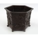 19TH-CENTURY JAPANESE MEIJI BRONZE JARDINIÈRE