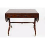 REGENCY PERIOD MAHOGANY SOFA TABLE