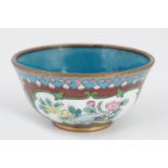 CHINESE CLOISONNE ENAMELLED BOWL