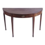 GEORGE III PERIOD MAHOGANY SIDE TABLE