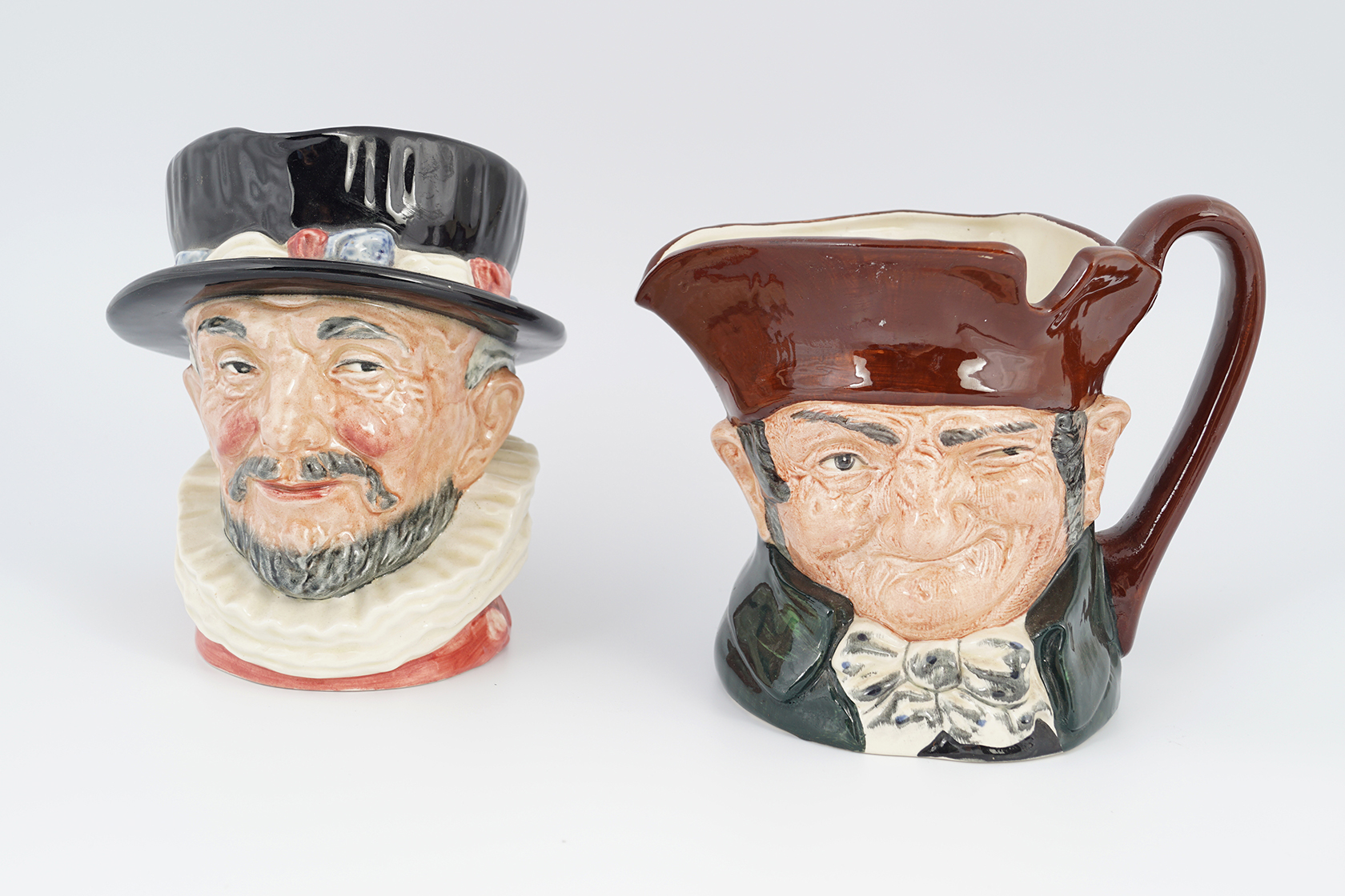 TWO ROYAL DOULTON CHARACTER JUGS