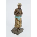 COLD PAINTED NUBIAN FIGURE