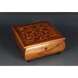 EDWARDIAN MARQUETRY JEWELLERY BOX