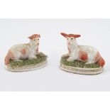 PAIR OF STAFFORDSHIRE SHEEP