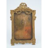 EDWARDIAN GILT BRONZE PHOTO FRAME