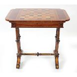 19TH-CENTURY PERIOD WALNUT CENTRE TABLE