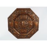 COPPER PICTORIAL EMBOSSED CEREMONIAL PLAQUE