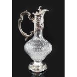 CRYSTAL CLARET JUG