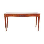 GEORGE III MAHOGANY SERVING TABLE