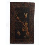 19TH-CENTURY JAPANESE LACQUERED PANEL