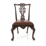 19TH-CENTURY CHIPPENDALE CHAIR