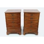 PAIR OF GEORGE III BEDSIDE CHESTS