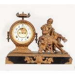 19TH-CENTURY MANTLE CLOCK