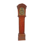 GEORGE III MAHOGANY LONG CASED CLOCK