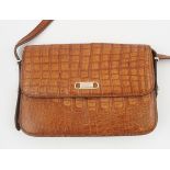 DESIGNER VINTAGE CROCODILE HANDBAG