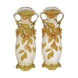 PAIR OF ROYAL DUX VASES