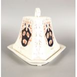 19TH-CENTURY BELL SHAPED CHEESE DISH