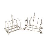 2 STERLING SILVER TOAST RACKS