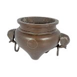 CHINESE QING PERIOD BRONZE CENSER
