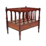 REGENCY PERIOD MAHOGANY CANTERBURY