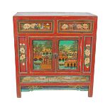 19TH-CENTURY CHINESE LACQUERED CABINET