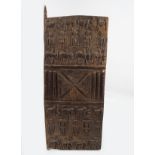 LARGE EARLY CARVED SENEGAL DOOR