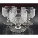 BIOT CRYSTAL FRUIT BOWLS