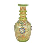 18TH-CENTURY ENAMELLED GLASS DECANTER