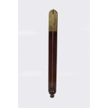 GEORGIAN MAHOGANY STICK BAROMETER