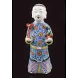 CHINESE QING POLYCHROME FIGURE