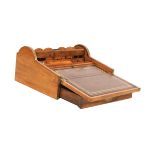 NAPOLEON III MAHOGANY CAMPAIGN WRITING SLOPE