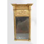 REGENCY GILT FRAMED PIER MIRROR