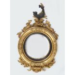 REGENCY PERIOD GILT FRAME CONVEX MIRROR