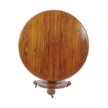 WILLIAM IV ROSEWOOD CENTRE TABLE