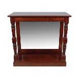 REGENCY PERIOD MAHOGANY CONSOLE TABLE