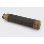 LEATHER CASED & BRASS STALKING SCOPE