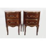 PAIR OF 19TH-CENTURY KINGWOOD AND INLAID CHESTS