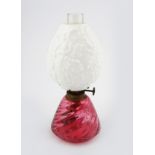 MINIATURE RUBY OIL LAMP