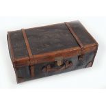 VINTAGE LEATHER TRUNK