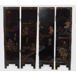 19TH-CENTURY FOUR-FOLD CHINESE SCREEN