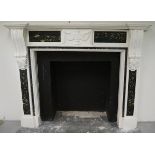 NEO-CLASSICAL MARBLE CHIMNEY PIECE