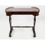 REGENCY ROSEWOOD WRITING TABLE