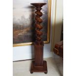 19TH-CENTURY MAHOGANY TORCHERE