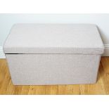 UPHOLSTERED BOX OTTOMAN