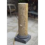 PAIR OF GEORGIAN SIENNA MARBLE COLUMNS