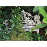 HEAVY CAST IRON GARDEN BENCH