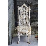 CAST IRON GARDEN CHAIR