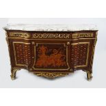 IMPORTANT LOUIS XVI STYLE ORMOLU MOUNTED COMMODE